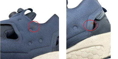 REEBOK リーボック インスタポンプフューリー スニーカー V65752 28.5cm 靴 シューズ メンズ ネイビー 中古 W４