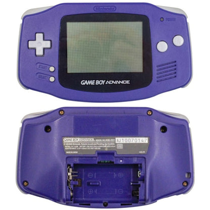 難あり 任天堂 ゲームボーイアドバンス 本体 AGB-001 バイオレット 中古 a1