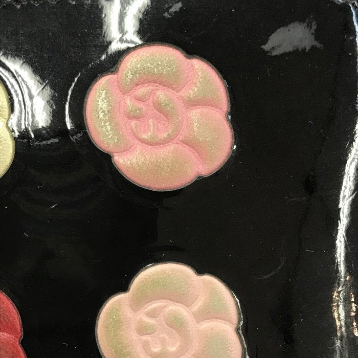 CHANEL シャネル 長財布 2つ折り エナメル カメリア ラウンドジップ ブラック 中古 T1
