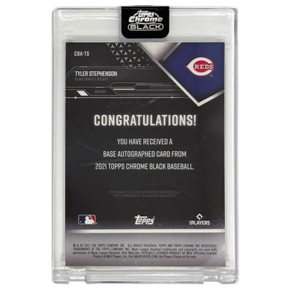 未開封品 TOPPS MLBカード CHROME BLACK TYLER STEPHENSON CINCINNATI REDS #CBA-TS 中古 IT1