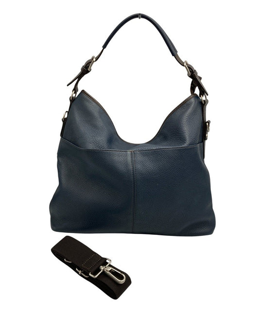 BURNEYS NEWYORK バーニーズニューヨーク レザー ２WAY ショルダーバッグ 中古 D4