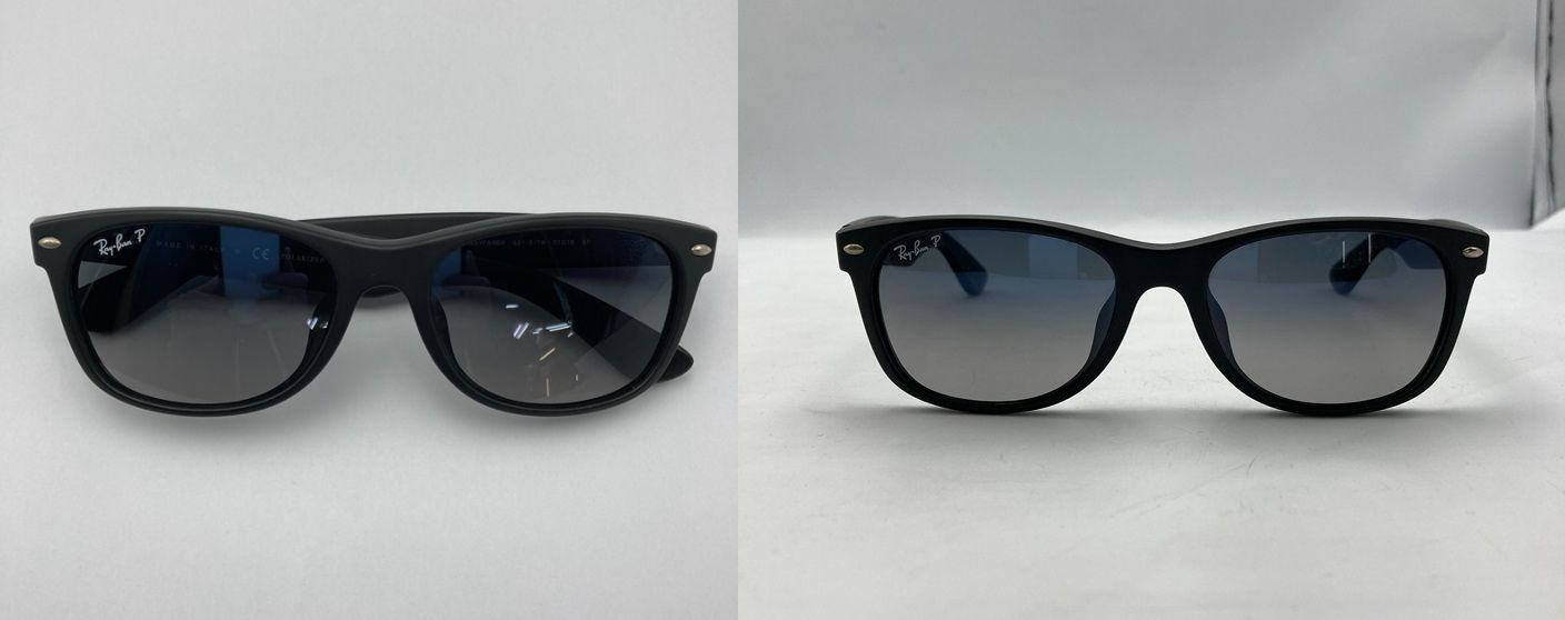 Ray-Ban NEW WAYFARER レイバン ニューウェイファーラー 偏光レンズ サングラス RB2132-F 601-S/78 55 中古 D4