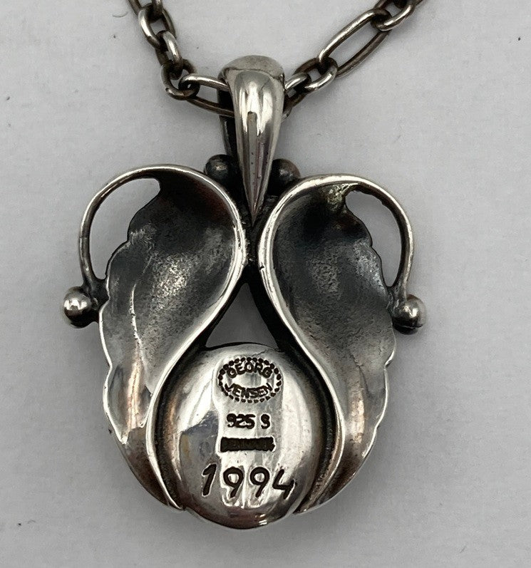 GEORG JENSEN ジョージジェンセン 1994年 ヘリテージ イヤーネックレス SV925 中古 D4