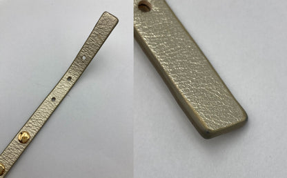TORY BURCH トリーバーチ ダブルラップ ロゴ スタッズ ブレスレット 中古 D4
