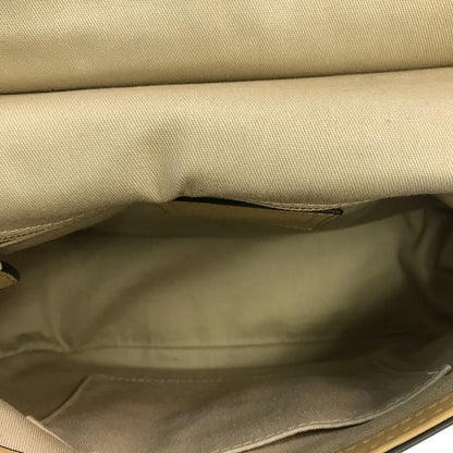 COACH コーチ ハンドバッグ レディース レザー 2way 斜め掛け ショルダー ターンロック ベージュ 22382 中古 T1