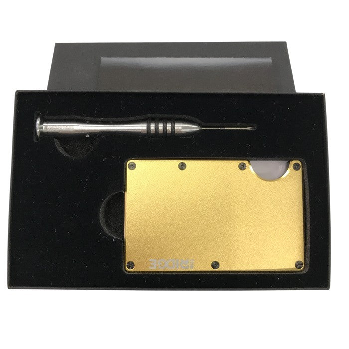 THE RIDGE ザリッジ マネークリップ ゴールド 中古 Y1