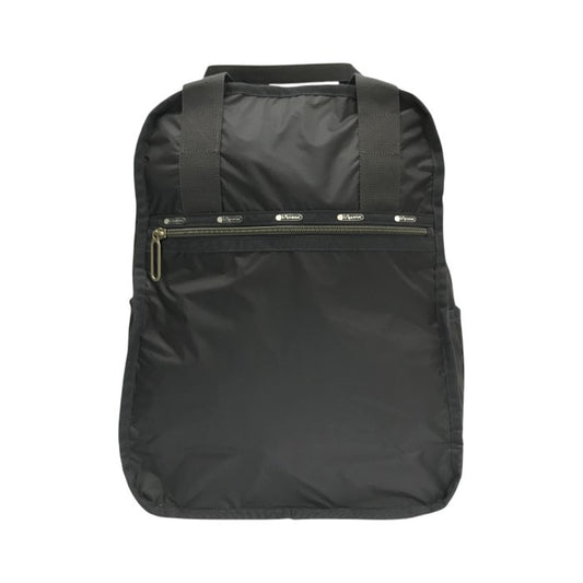 LeSportsac レスポートサック バックパック レディース 2way 手提げ ナイロン 通学 リュック A4収納可 グレー 中古 T1