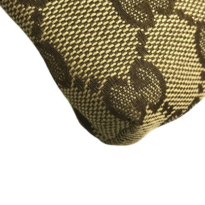 GUCCI グッチ ボディバッグ メンズ GGキャンバス/レザー ウエストポーチ 斜め掛け ショルダーバッグ ベージュ/ブラウン 28566 中古 T1