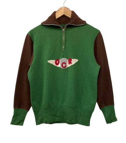 FREEWHEELERS フリーホイーラーズ OAKLAND RIDERS CLUB 1930sスタイル クオータージップ スウェット サイズ38 メンズ 中古 D4