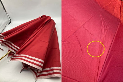 BURBERRY バーバリー 折りたたみ 雨傘 中古 D4