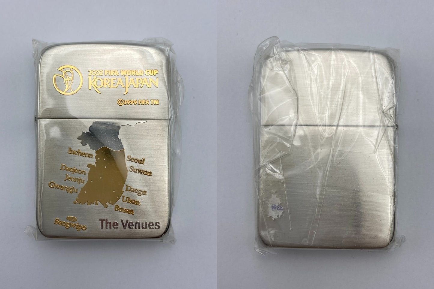 Zippo 日韓ワールドカップ 2002 ジッポーライター 3点セット 中古 D4