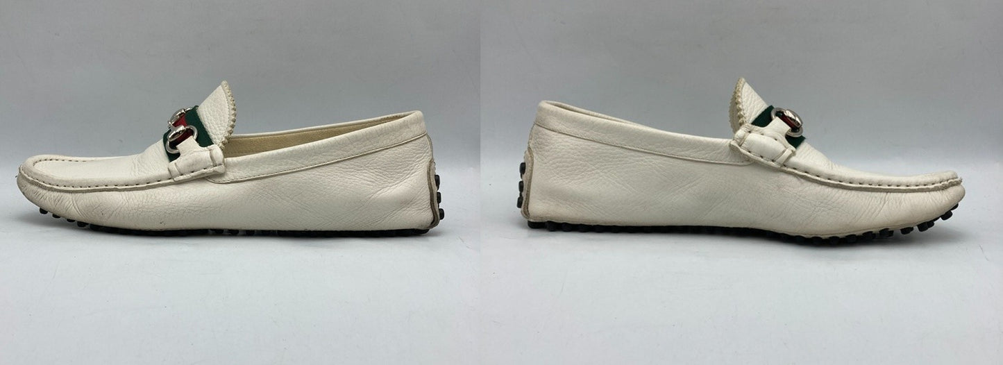 FIAT 500 by GUCCI フィアット×グッチ ホースビット ドライビングシューズ サイズ7.5 メンズ 中古 D4
