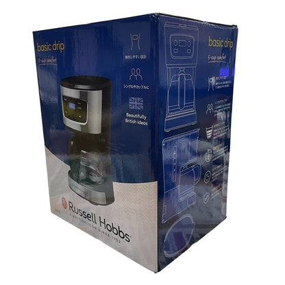 Russell Hobbs ラッセルホブス コーヒーメーカー 5杯 ペーパーフィルター不要 タイマー ベーシックドリップ 7620JP フィルターレス おしゃれ キッチン家電 朝食 ブレイク 中古 R4