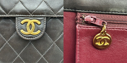 CHANEL シャネル 旧マトラッセ バッグ ブランド レザー 鞄 ショルダー レディース 中古 W４