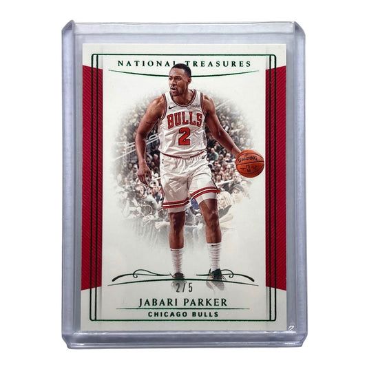 PANINI NBAカード NATIONAL TREASURES JABARI PARKER BULLS 2/5 #37 中古 IT2