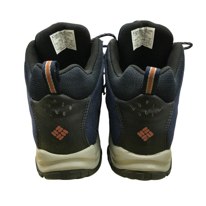 Columbia コロンビア セイバー3ミッド オムニテック メンズ レディース オールシーズン  トレッキングシューズ ネイビー 25cm ym5259-464 中古 M1