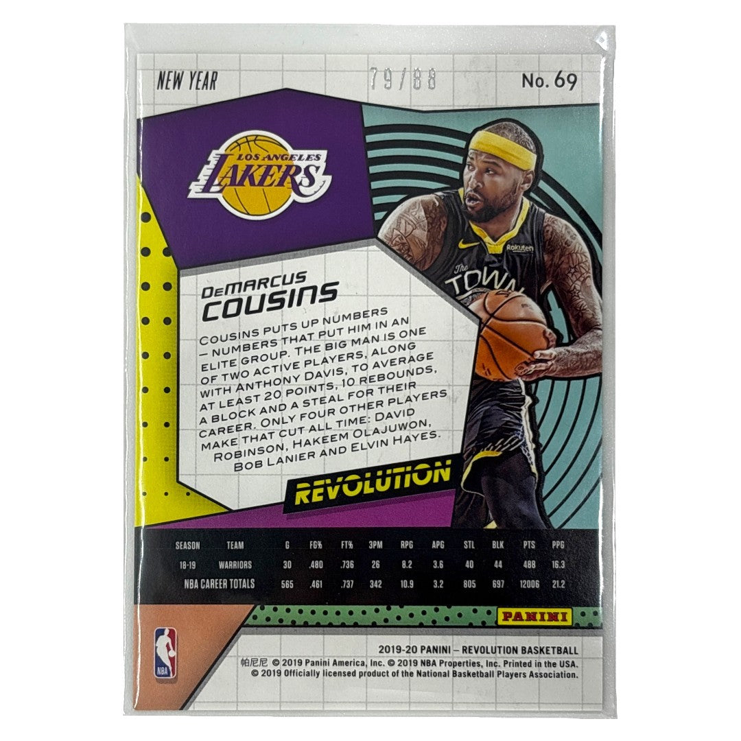 PANINI NBAカード REVOLUTION DEMARCUS COUSINS LOS ANGELES LAKERS /88 #69 中古 IT1