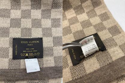 LOUIS VUITTON ルイヴィトン ダミエ エシャルプ・プティ マフラー 402330 中古 D4
