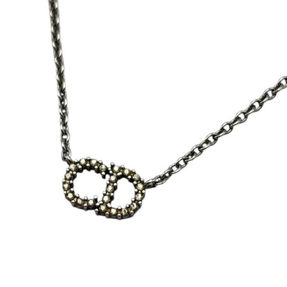 Dior ディオール Clair D Lune クレール ディー リュヌ ラインストーン ネックレス ブランド アクセサリー おしゃれ レディース CDロゴ 中古 W４