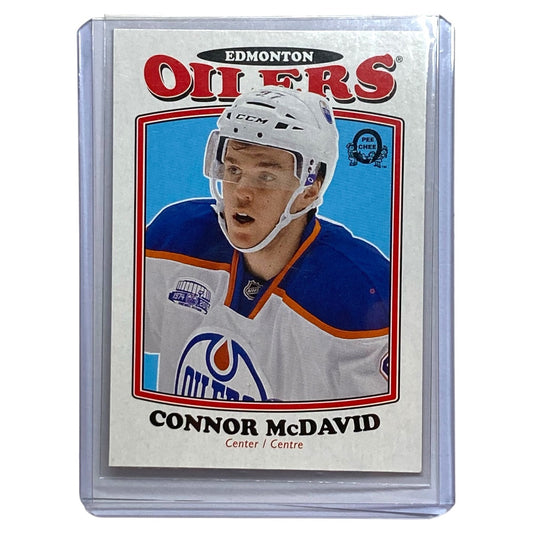 UPPER DECK NHLカード O-PEE-CHEE CONNOR MCDAVID OILERS #166 中古 IT2