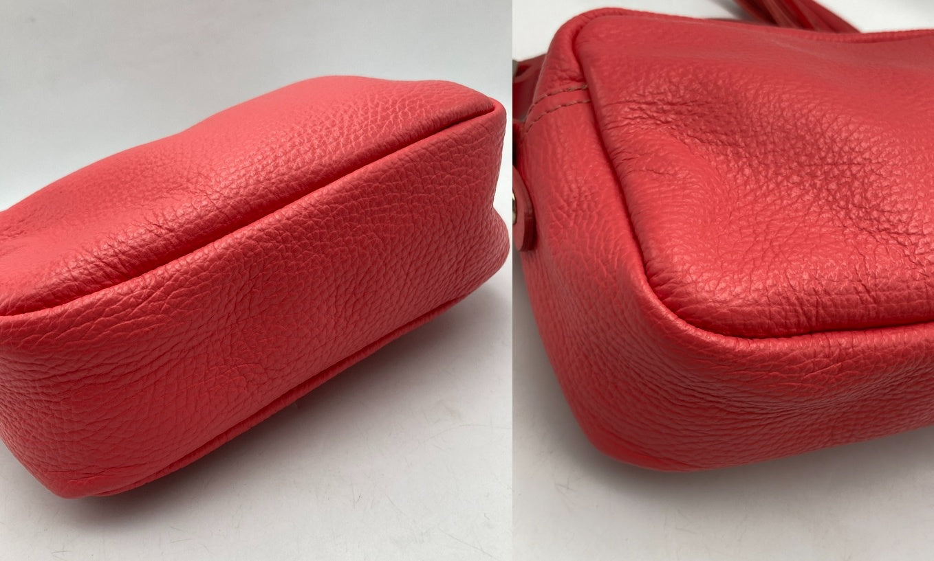 GIANNI CHIARINI ジャンニ キアリーニ レザー 3WAY ショルダーバッグ ピンク 中古 D4