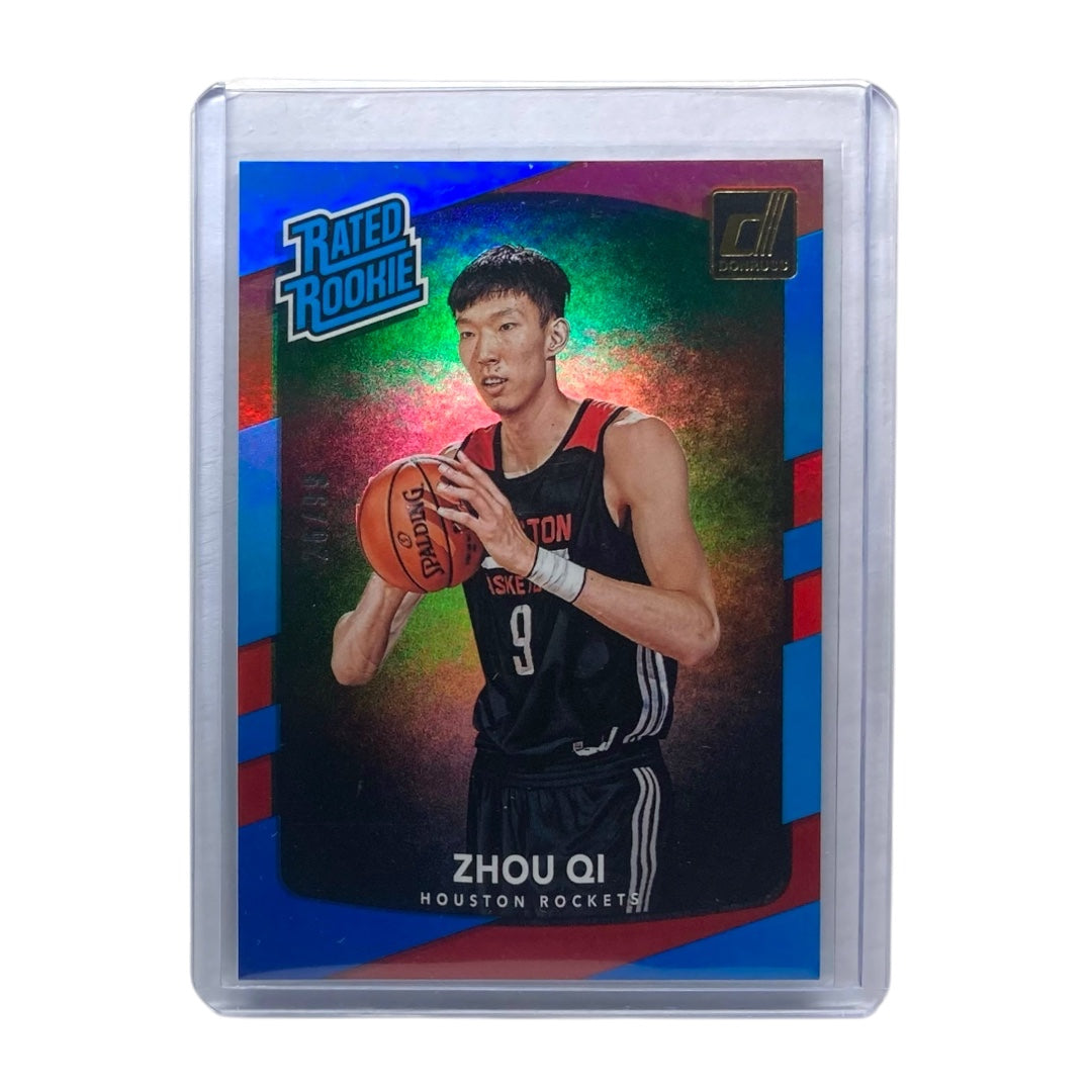 PANINI NBAカード DONRUSS ZHOU QI HOUSTON ROCKETS /99 #151 中古 IT2