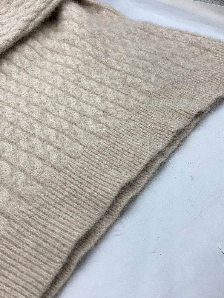 ROPE ロペ フォックスファー 46％ ケーブルニット レディース 中古 D4