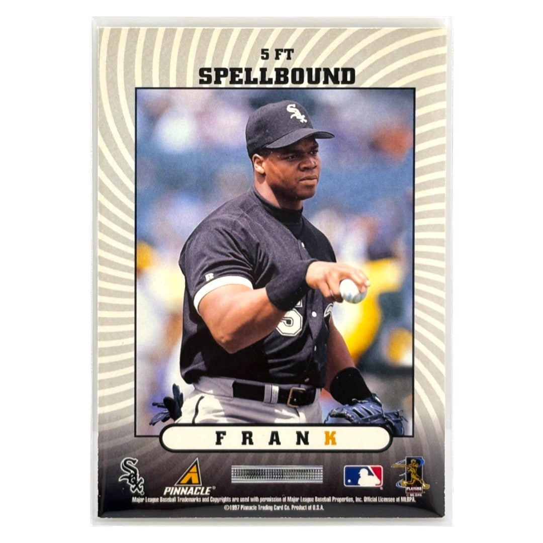 PINNACLE MLBカード NEW PINNACLE SPELLBOUND FRANK THOMAS CHICAGO WHITE SOX #5FT 中古 IT1
