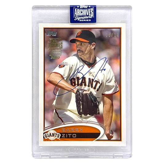 未開封品 TOPPS MLBカード ARCHIVES SIGNATURE SERIES BARRY ZITO SAN FRANCISCO GIANTS /14 #420 中古 IT1
