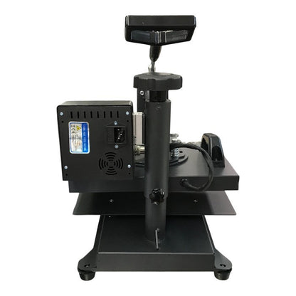 ヒートプレスマシン ブラック 熱転写 プレス機 デジタル制御 回転式アーム 23×30cm 中古 T1