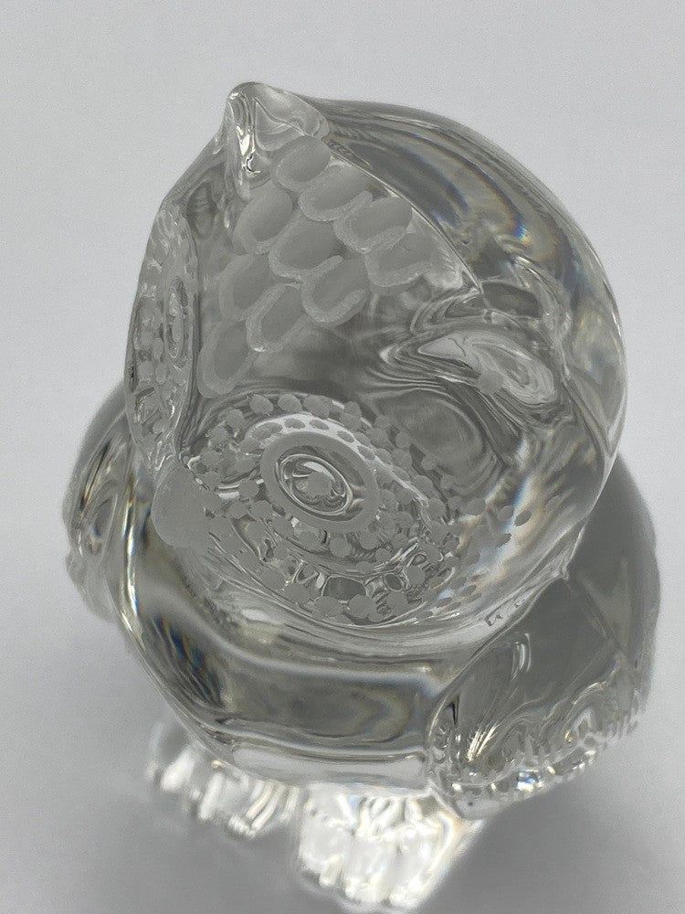 Meissen マイセンクリスタル フクロウ 置物 中古 D4