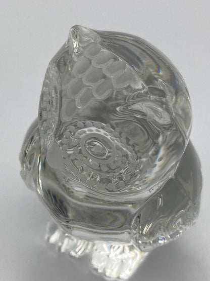 Meissen マイセンクリスタル フクロウ 置物 中古 D4