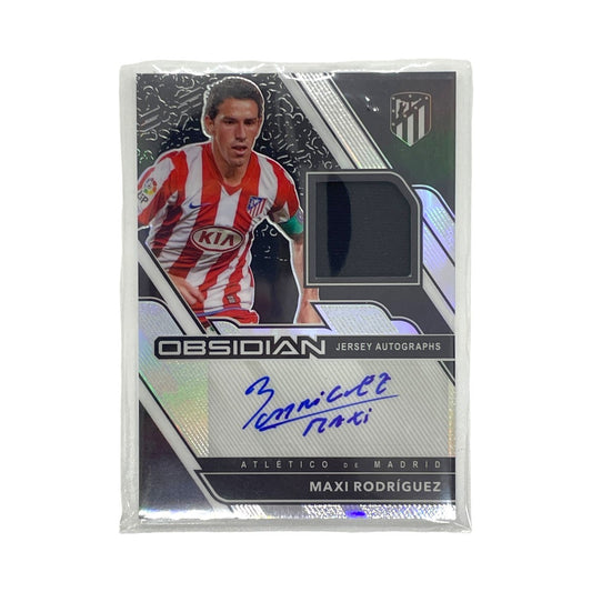 PANINI サッカーカード OBSIDIAN JERSEY AUTOGRAPHS MAXI RODRIGUEZ ATLETICO DE MADRID 05/20 #JA-MXR 中古 IT1