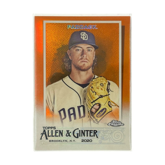 TOPPS MLBカード CHROME ALLEN & GINTER CHRIS PADDACK SAN DIEGO PADRES 09/25 #212 中古 IT1