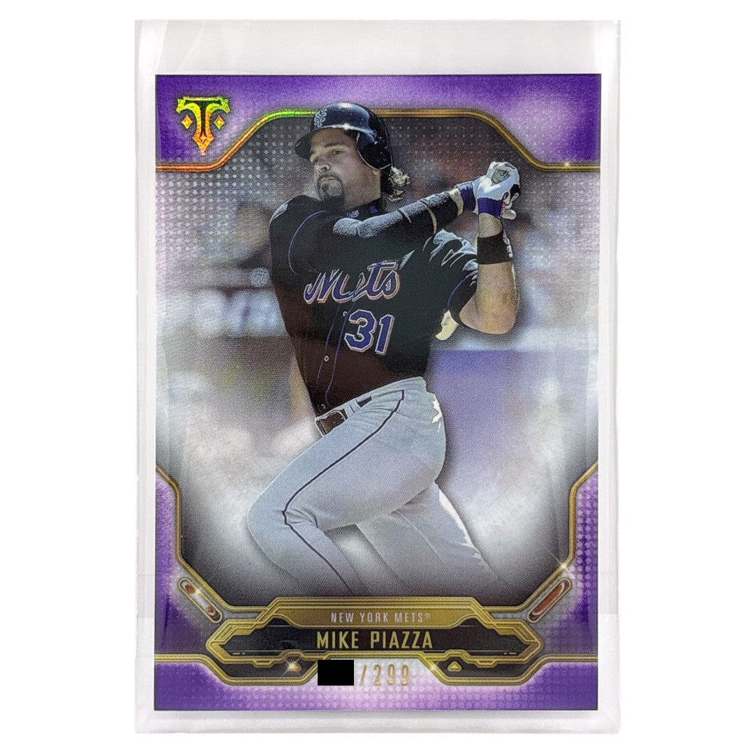 TOPPS MLBカード TRIPLE THREADS MIKE PIAZZA NEW YORK METS /299 #99 中古 IT1