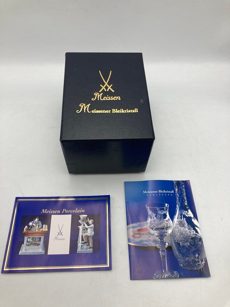 Meissen マイセンクリスタル フクロウ 置物 中古 D4