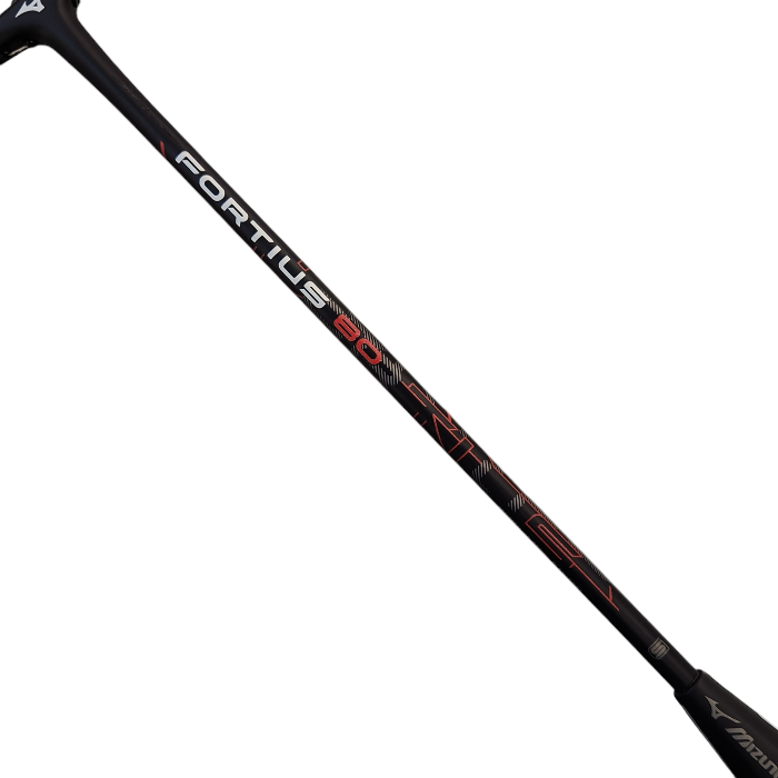 MIZUNO ミズノ FORTIUS 80 フォルティウス バドミントンラケット ハードヒッター向け グラファイト ブラック/レッド 4U6 73JTB180 中古 T1