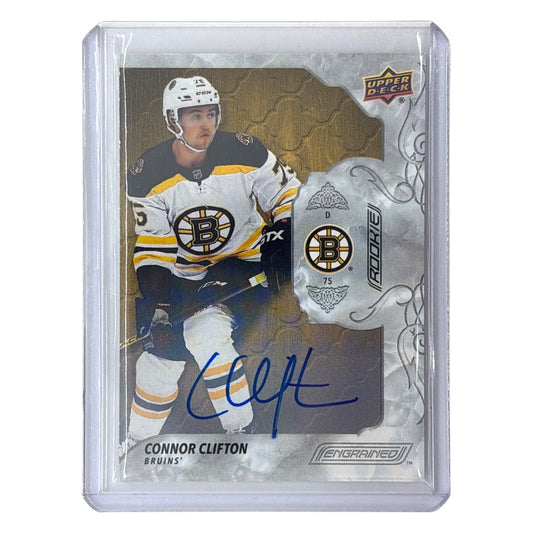 UPPER DECK NHLカード ENGRAINED CONNOR CLIFTON BRUINS #82 中古 IT1