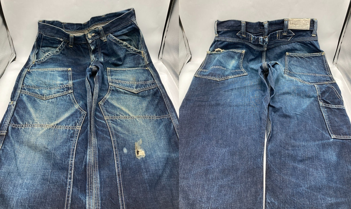 FREEWHEELERS フリーホイーラーズ デリックマン デニムパンツ サイズ30×32 メンズ 中古 D4