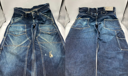 FREEWHEELERS フリーホイーラーズ デリックマン デニムパンツ サイズ30×32 メンズ 中古 D4