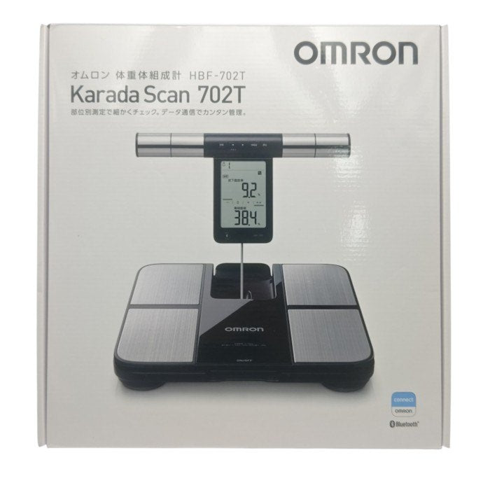 【未使用品】 OMRON オムロン Bluetooth対応 体重体組成計 カラダスキャン HBF-702T 中古 H4