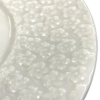 Meissen マイセン ロイヤルブロッサム カップ＆ソーサー 180ml ペア 2客 ホワイト コーヒー 立体 花レリーフ C/S 中古 T1