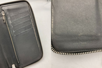 LOUIS VUITTON ルイヴィトン ダミエ アンフィニ ポルトフォイユヴァスコ ラウンドファスナー 長財布  N63300 中古 D4