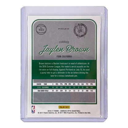 PANINI NBAカード DONRUSS OPTIC PRIZM JAYLEN BROWN BOSTON CELTICS #153 中古 IT1