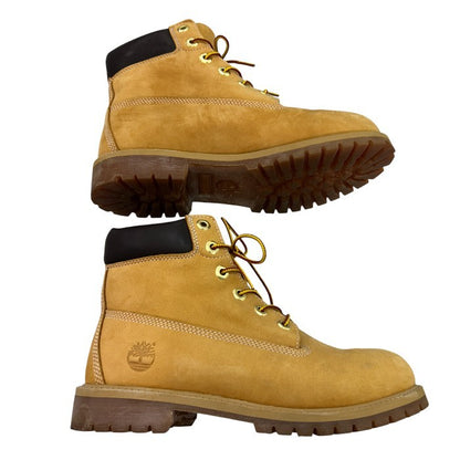 Timberland ティンバーランド 6インチ プレミアムブーツ ウィートヌバック 12909W 24.5cm 靴 シューズ レディース メンズ 中古 W1