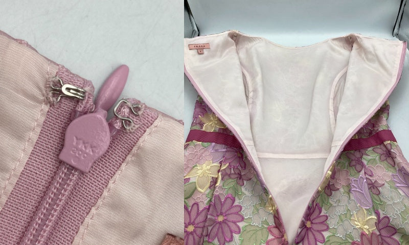 TOCCA トッカ 洗える！BELLISSIMA(ベリッシマ) ドレス ワンピース サイズ2 レディース 中古 D4
