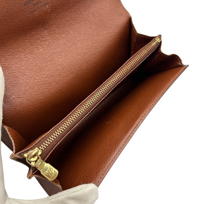 LOUIS VUITTON ルイヴィトン モノグラム ポルトモネクレディ 長財布 M61725 ブランド レディース メンズ 小銭入れ カード入れ 中古 Ｗ４