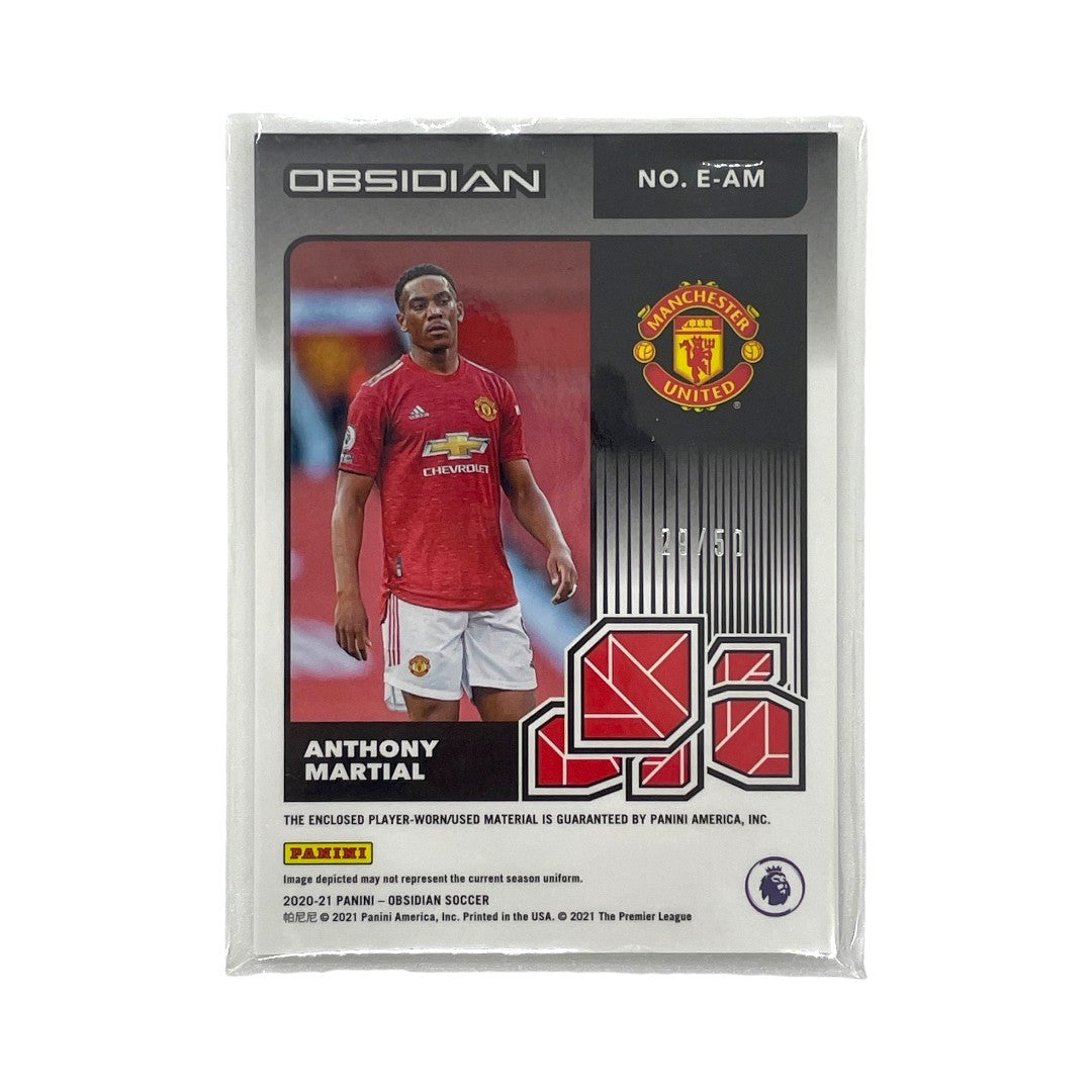 PANINI サッカーカード OBSIDIAN ERUPTION ANTHONY MARTIAL MANCHESTER UNITED 29/50 #E-AM 中古 IT1