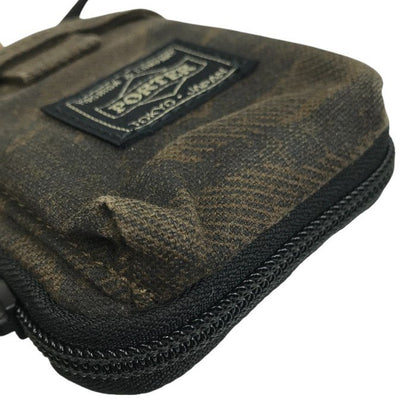 PORTER BLOCK KEY PACK TIGER キーパック タイガー キーケース ユニセックス キーホルダー スマートキー カモフラ カーキ 381-26837 中古 T1