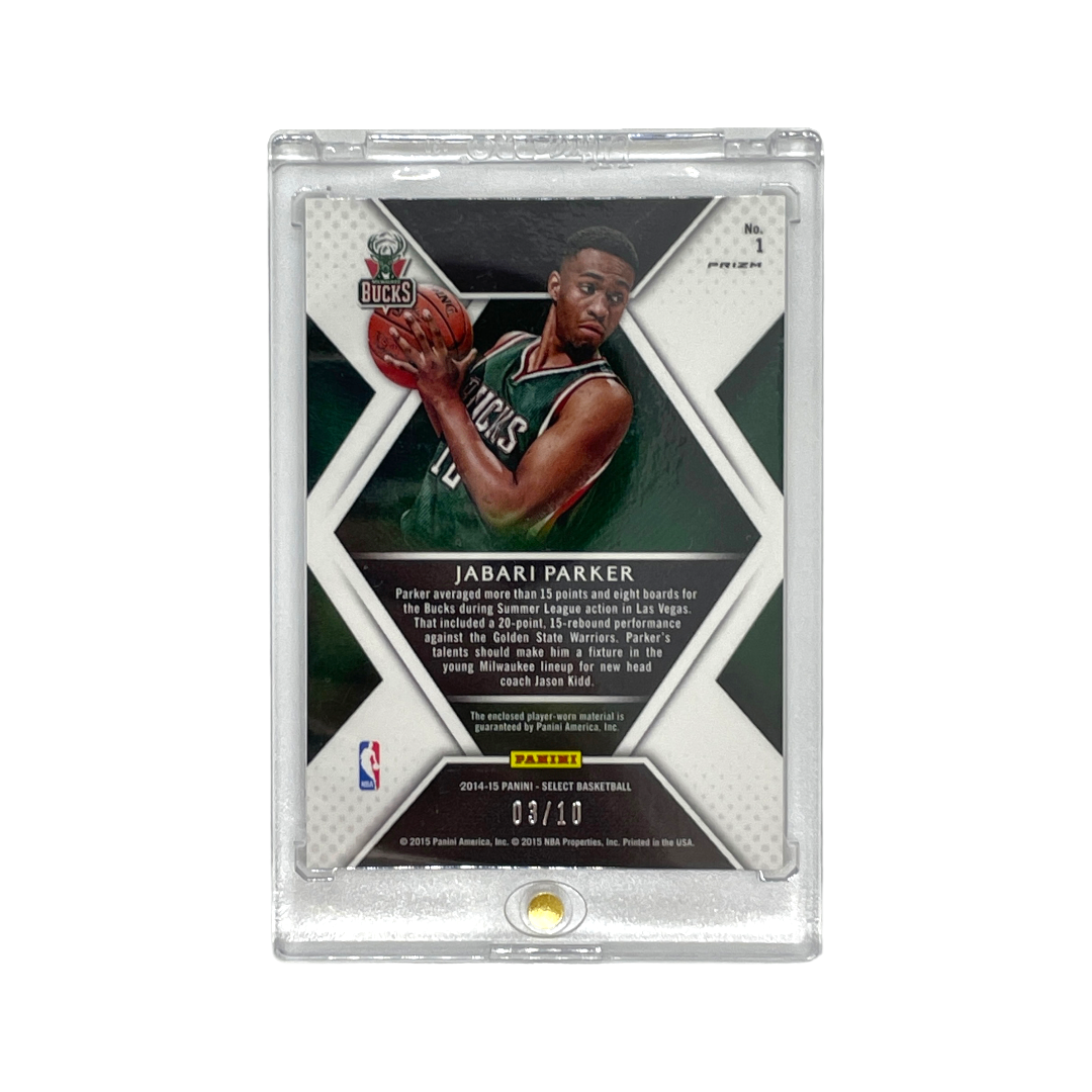 PANINI NBAカード SELECT ROOKIE SWATCHES PRIZM GOLD JABARI PARKER 03/10 #1 中古 IT1
